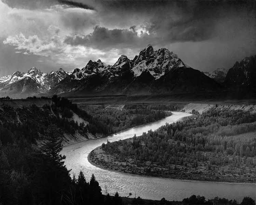 Snake River in the Tetons – by Ansel Adams