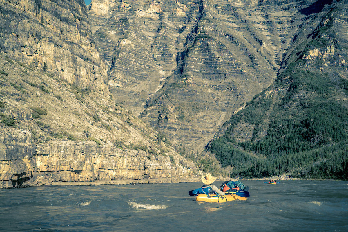 The South Nahanni grew more majestic as we paddled towards its mouth.