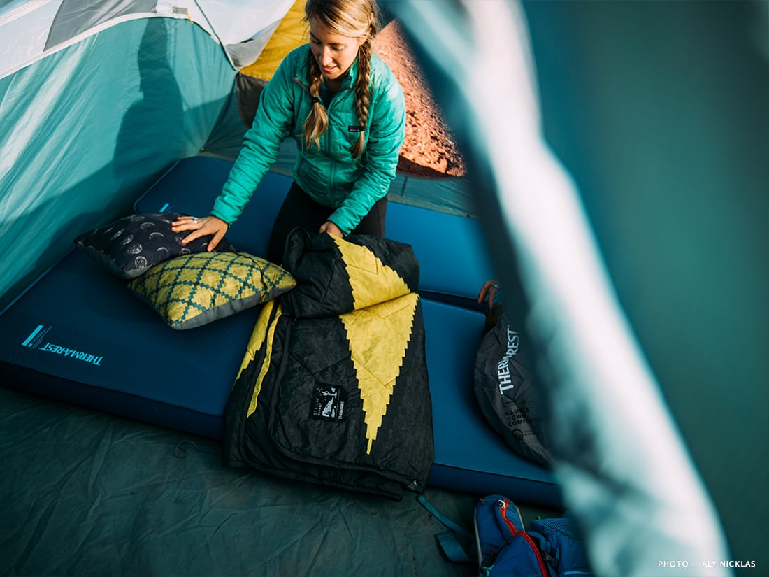 MondoKing Base Camping Mattress | Stellar Blanket | Foam Sleeping Pad | Self-Inflating Sleeping Pad